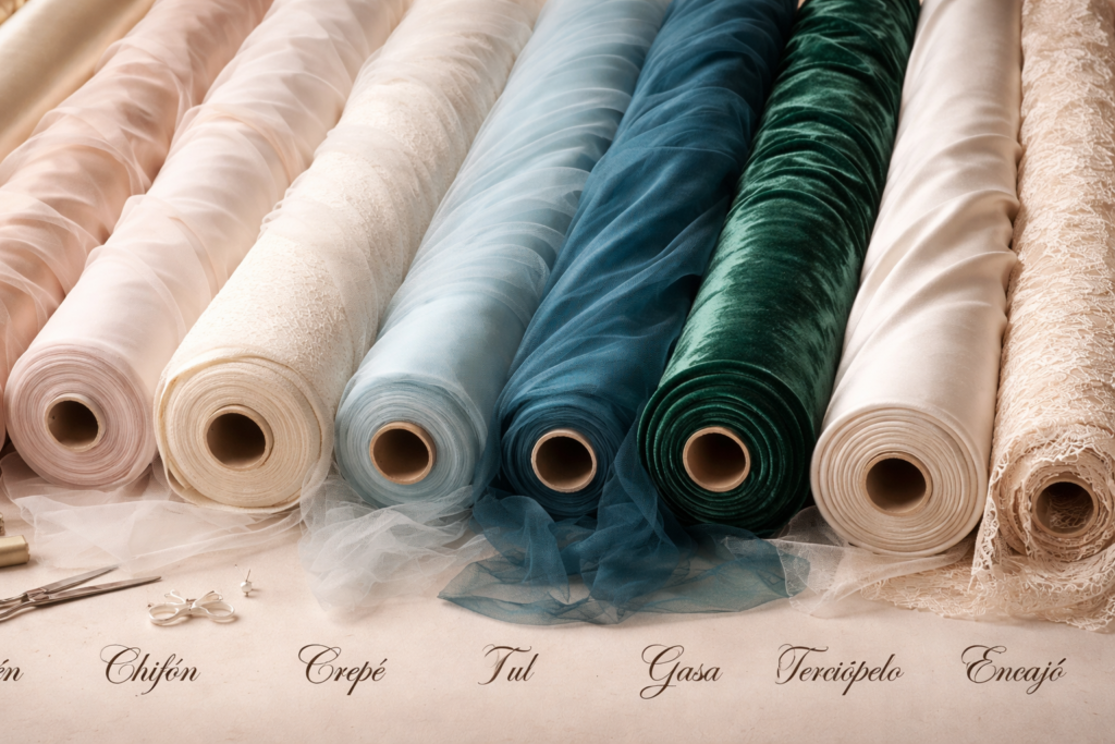 Tipos de Tela para Vestidos