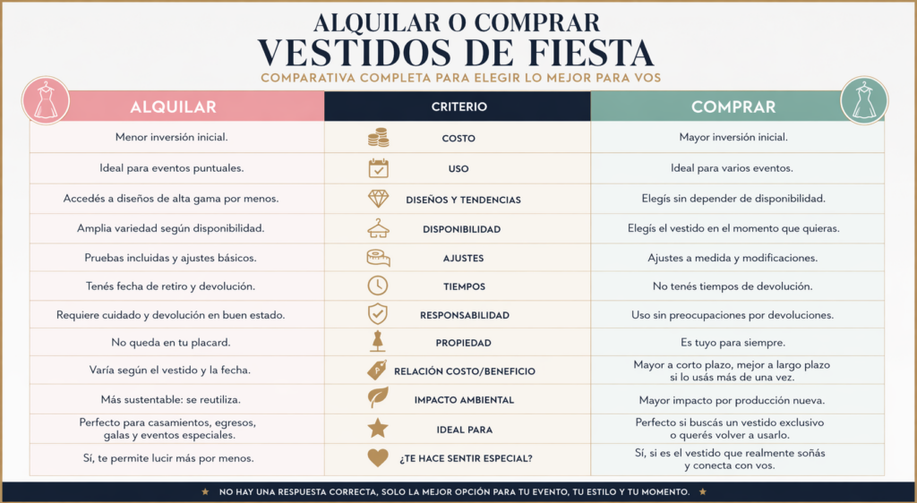 Alquiler de Vestidos de Fiesta