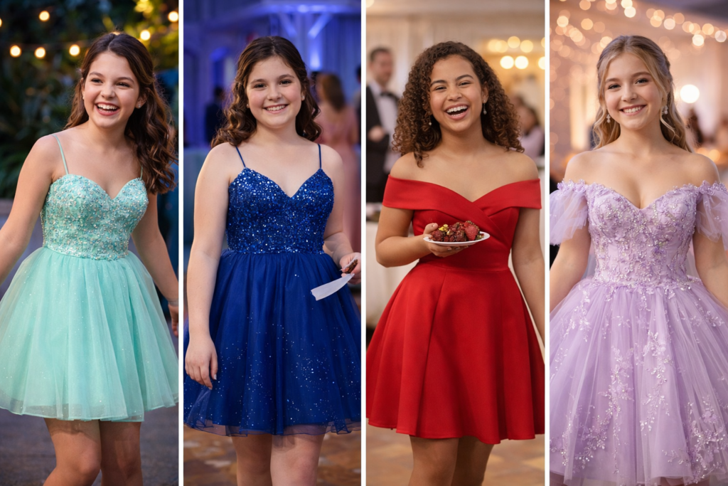 Vestidos de 15 cortos