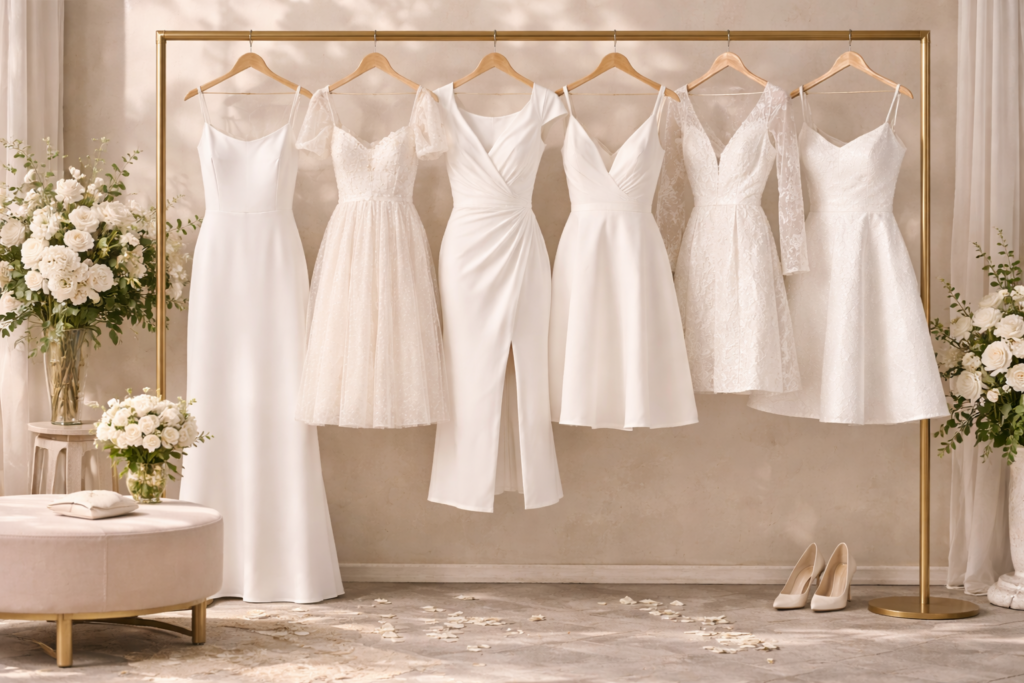 Vestidos de Novia Civil. Diferentes Opciones